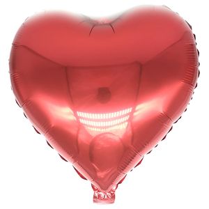 Plain Heart Foil Balloon 18 inches