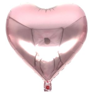 Plain Heart Foil Balloon 18 inches