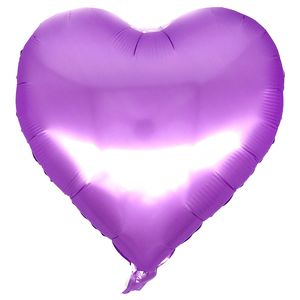 Plain Heart Foil Balloon 10 inches