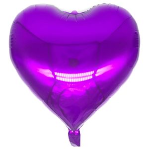 Plain Heart Foil Balloon 10 inches