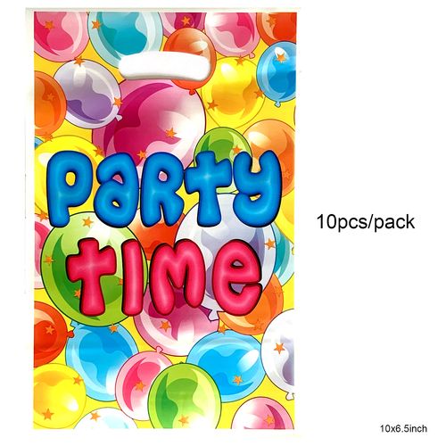 Pearly Plastic Loot Bags 10 pcs