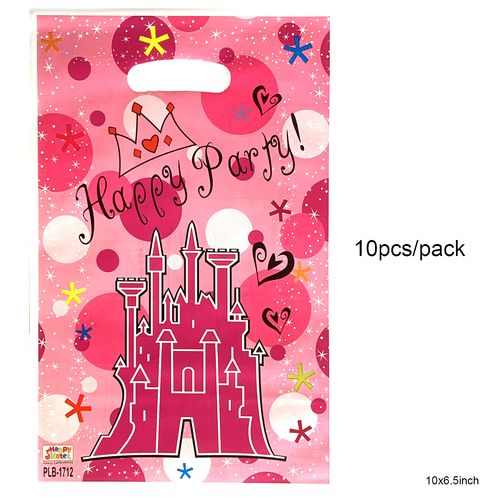 Pearly Plastic Loot Bags 10 pcs