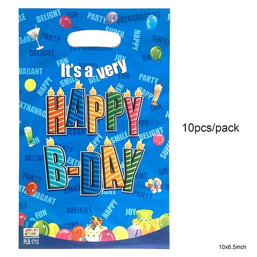 Pearly Plastic Loot Bags 10 pcs