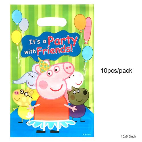 Pearly Plastic Loot Bags 10 pcs