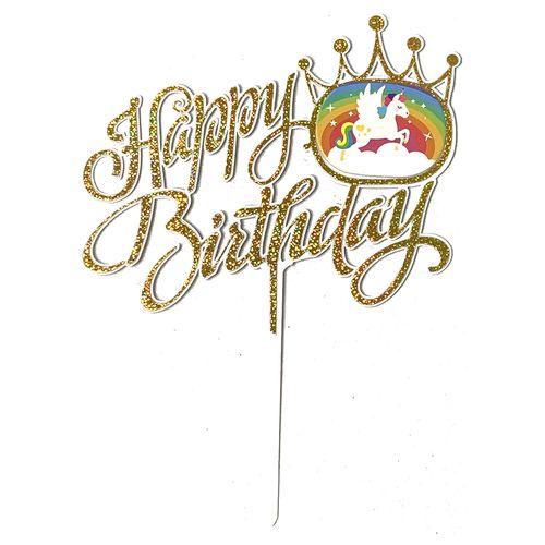 Plastic Cake Topper 19cm