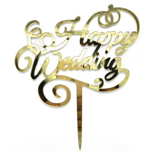 Acrylic Cake Topper 18cm