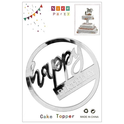 Acrylic Cake Topper 18cm