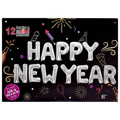 HNY Letter Foil Baloon Set 16 inches (New Year)