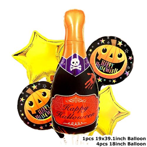 Halloween Foil Balloon Set 5pcs