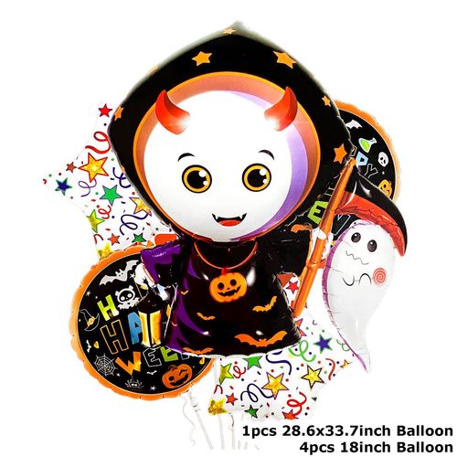 Halloween Foil Balloon Set 5pcs