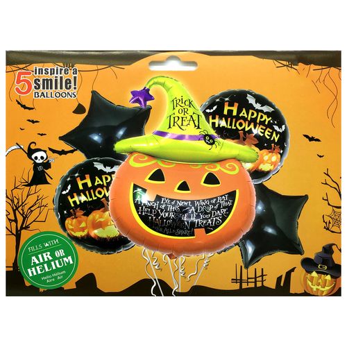 Halloween Foil Balloon Set 5pcs