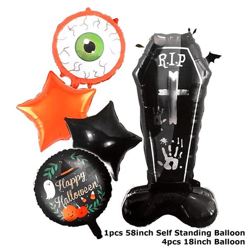 Halloween Foil Balloon Set 5pcs