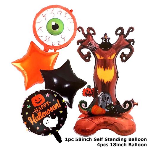 Halloween Foil Balloon Set 5pcs