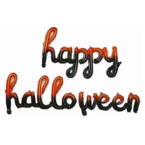 Happy Halloween Foil letter Balloon Set