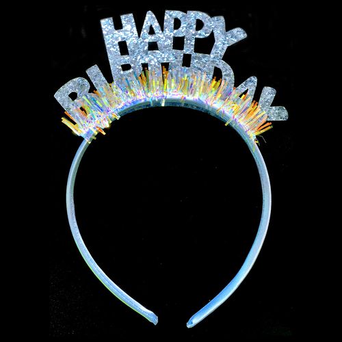HB Iridescent Glitter Headband (Happy Birthday)