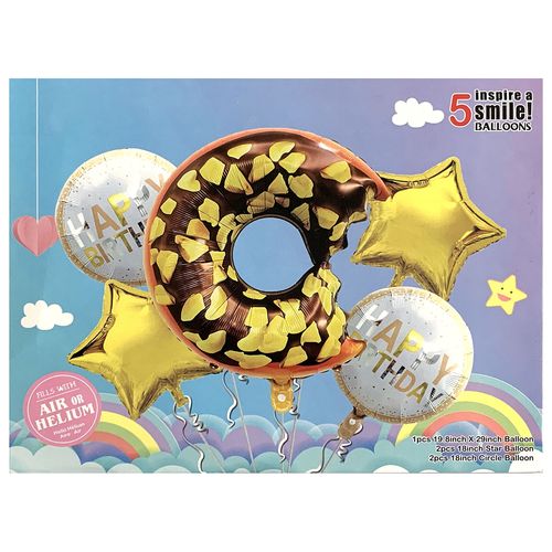 Candy Donut Ice Cream Sweets Foil Balloon Set