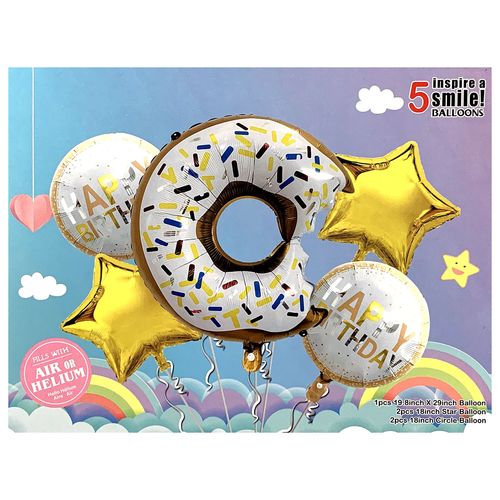 Candy Donut Ice Cream Sweets Foil Balloon Set