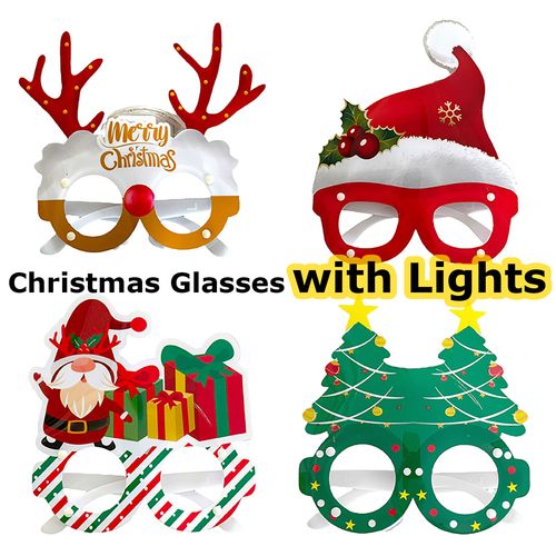 Xmas New Year Holiday  Headband Glasses or Costume