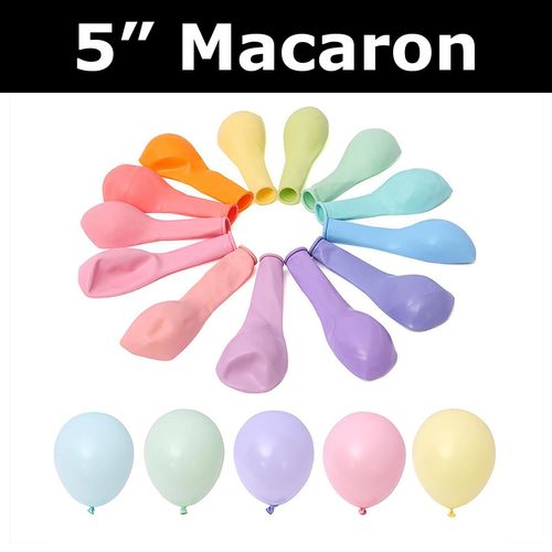 5inch Macaron Balloon (100 per pack) size5